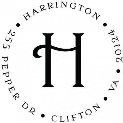 Harrington Self-Inking Stamp - Barque Gifts