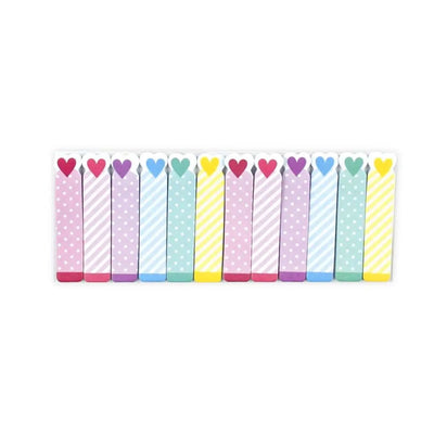rainbow heart sticky tabs on barquegifts.com