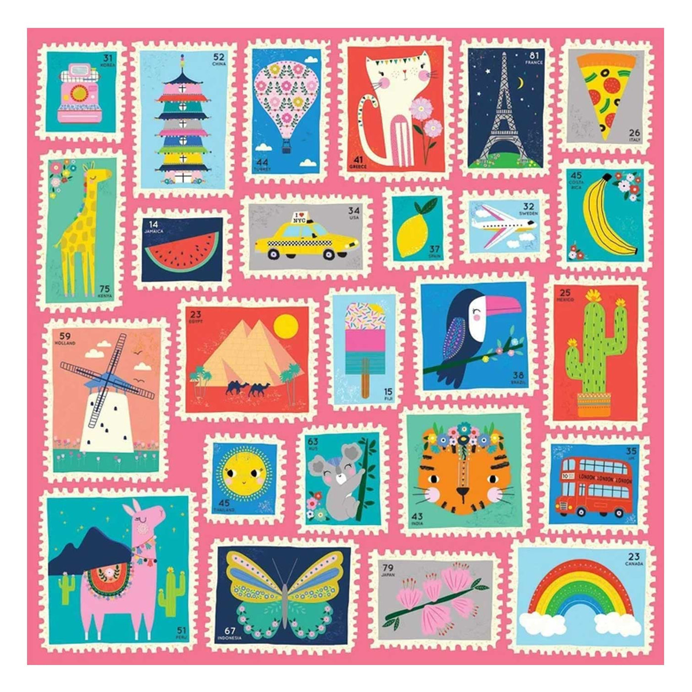 Hello from Around the World Puzzle - 500 Pieces - Barque Gifts