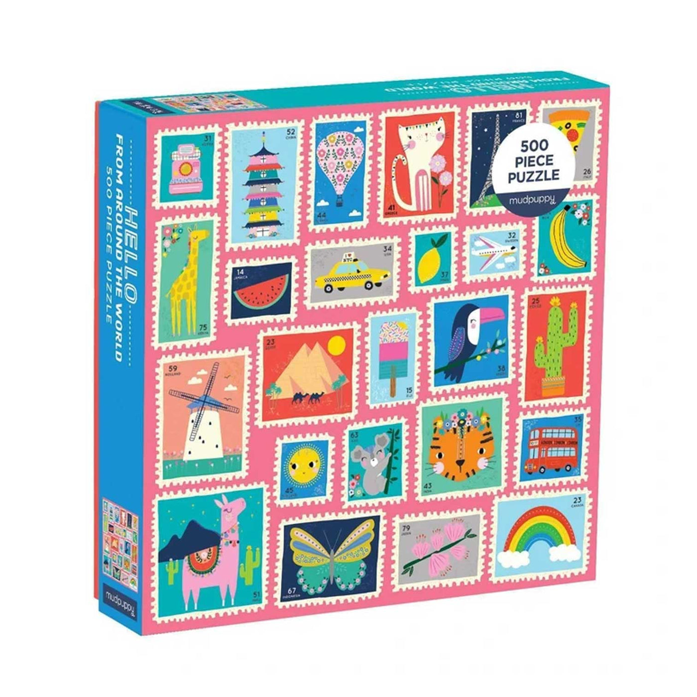 Hello from Around the World Puzzle - 500 Pieces - Barque Gifts