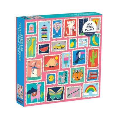 Hello from Around the World Puzzle - 500 Pieces - Barque Gifts