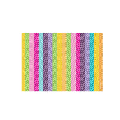 Colorful Herringbone Flat Note - Barque Gifts