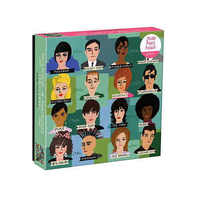 History of Hairdos Puzzle - 1000 Pieces - Barque Gifts