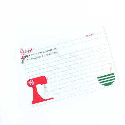holiday recipe cards on barquegifts.com