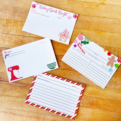 Holiday Recipe Cards