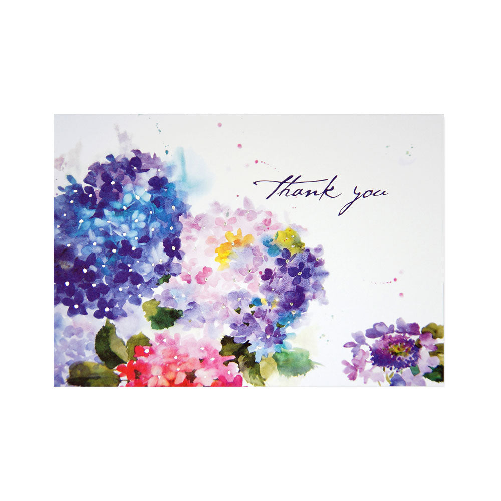 Hydrangeas Thank You Note Cards