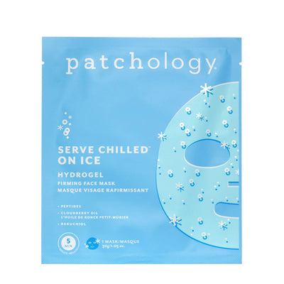 Served Chilled on Ice Hydrogel Sheet Mask