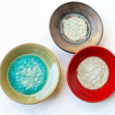 pottery dipping cup and ring dish on baruqegifts.com