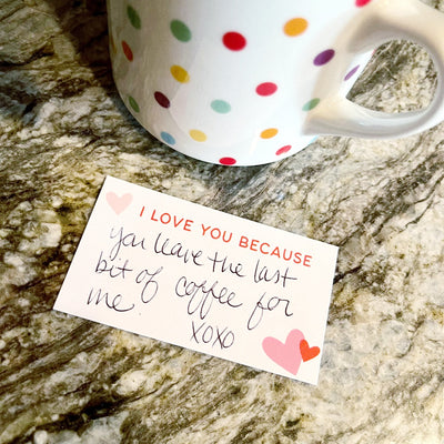 i love you because cards on barquegifts.com