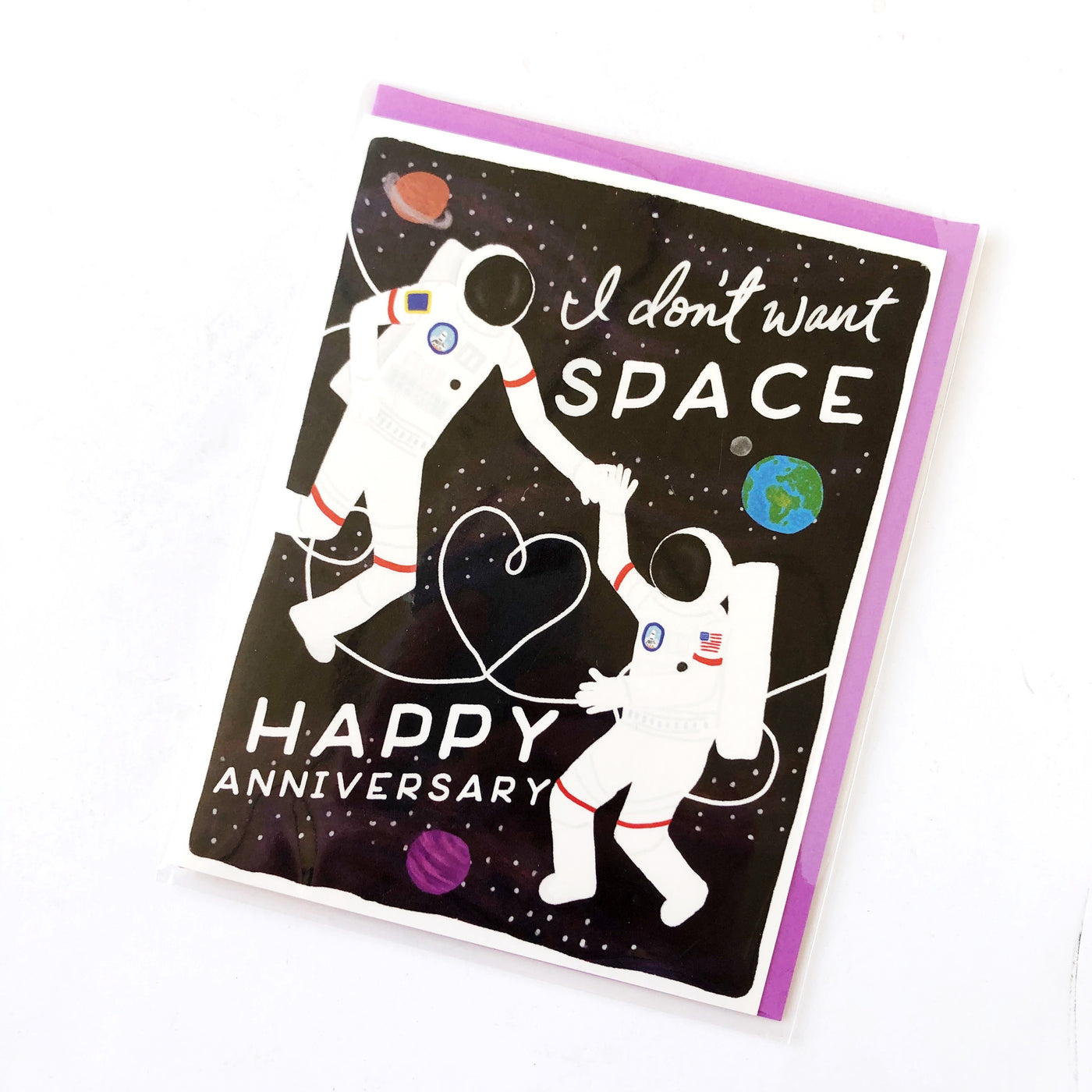 I Don't Want Space Greeting Card - Barque Gifts