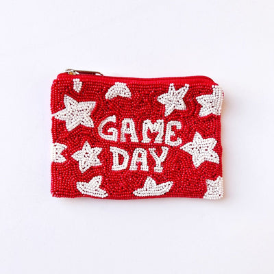 game day stars beaded coin bag on barquegifts.com