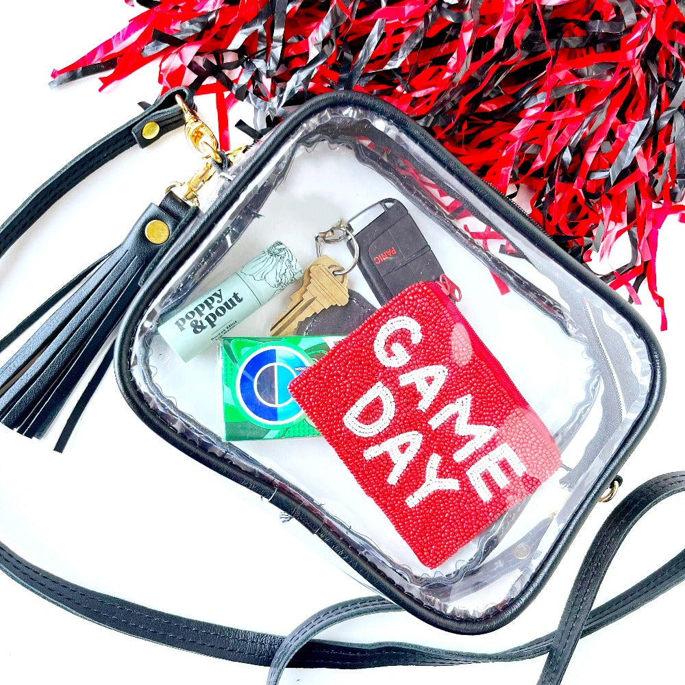 GAME DAY Mini Beaded Coin Bag