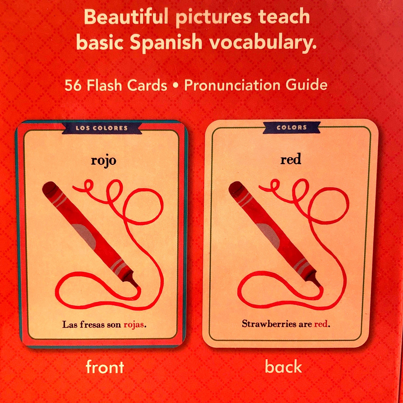 Learn Spanish Flash Cards - Barque Gifts