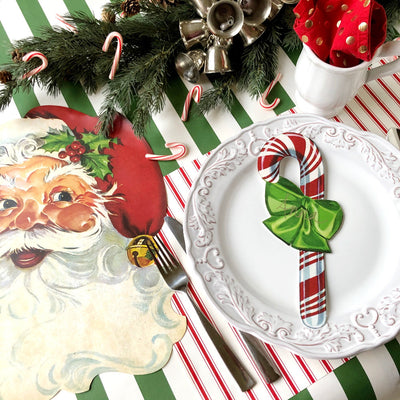 santa holiday paper decorations on barquegifts.com