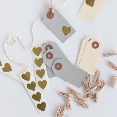 Heart Stickers (set of 36)