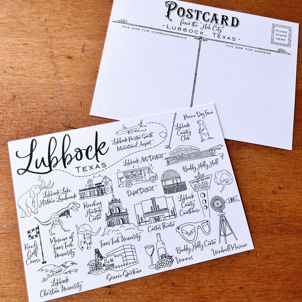 This is Lubbock Postcard