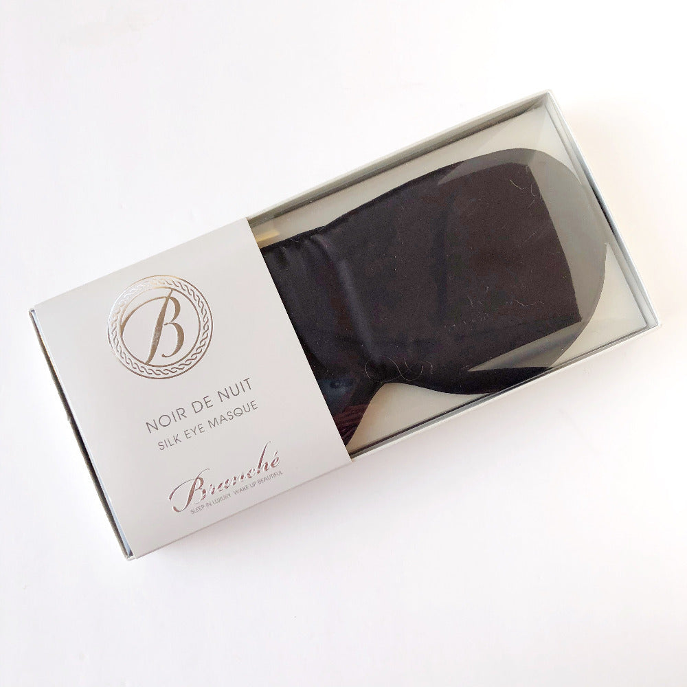 black silk eye mask on barquegifts.com