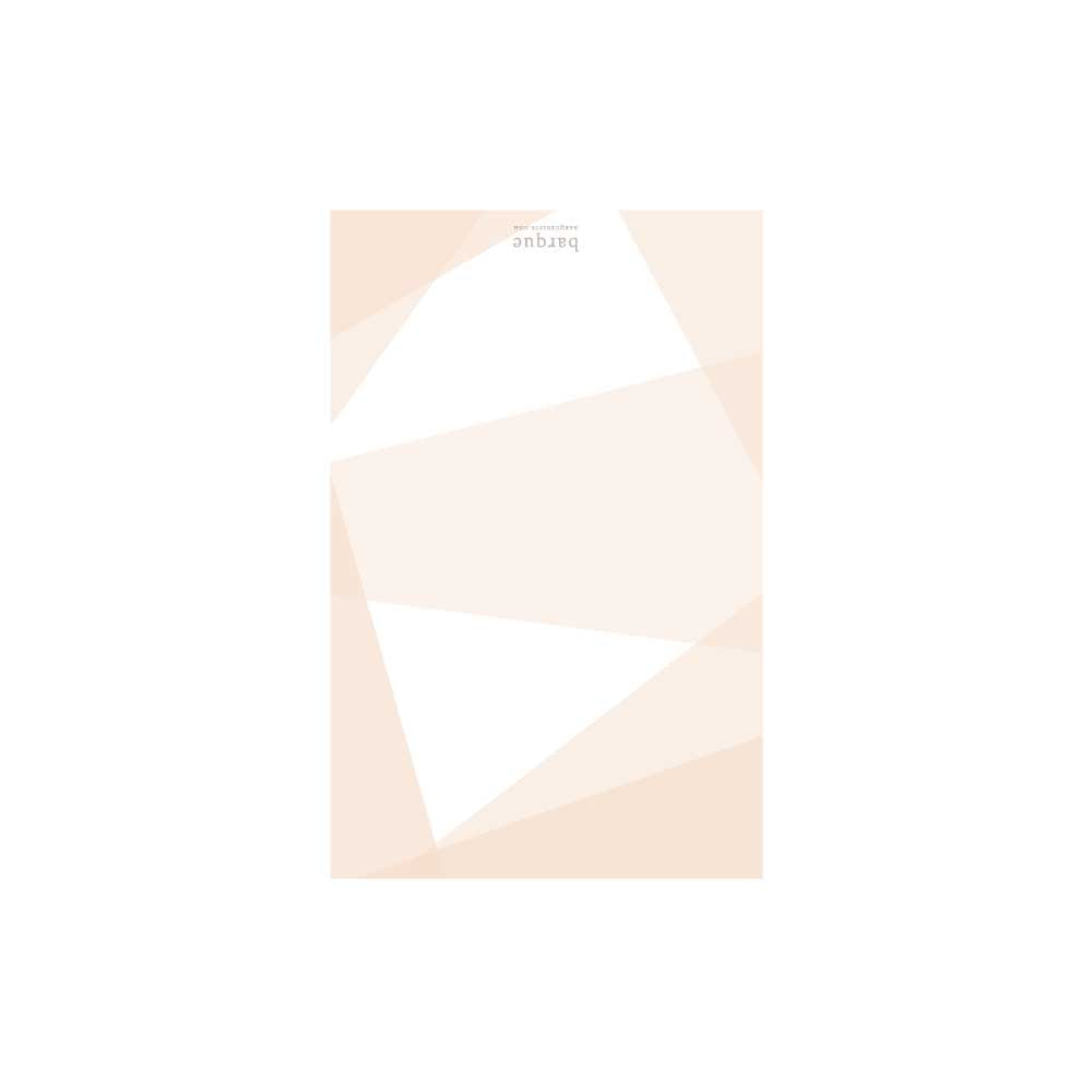 Blush Abstract Folded Note - Barque Gifts