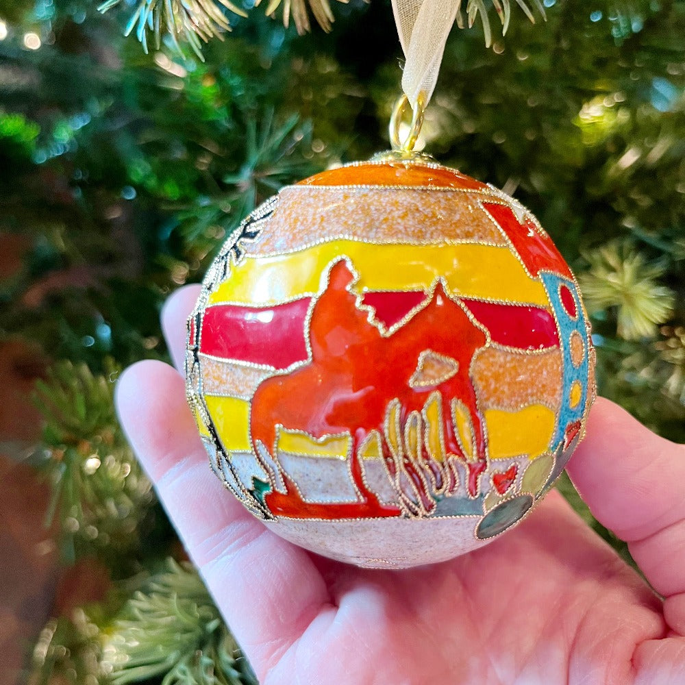 Lubbock Icons Cloisonné  Ornament (2022)