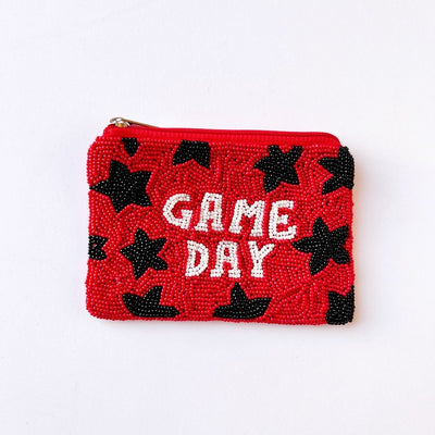 game day stars beaded coin bag on barquegifts.com