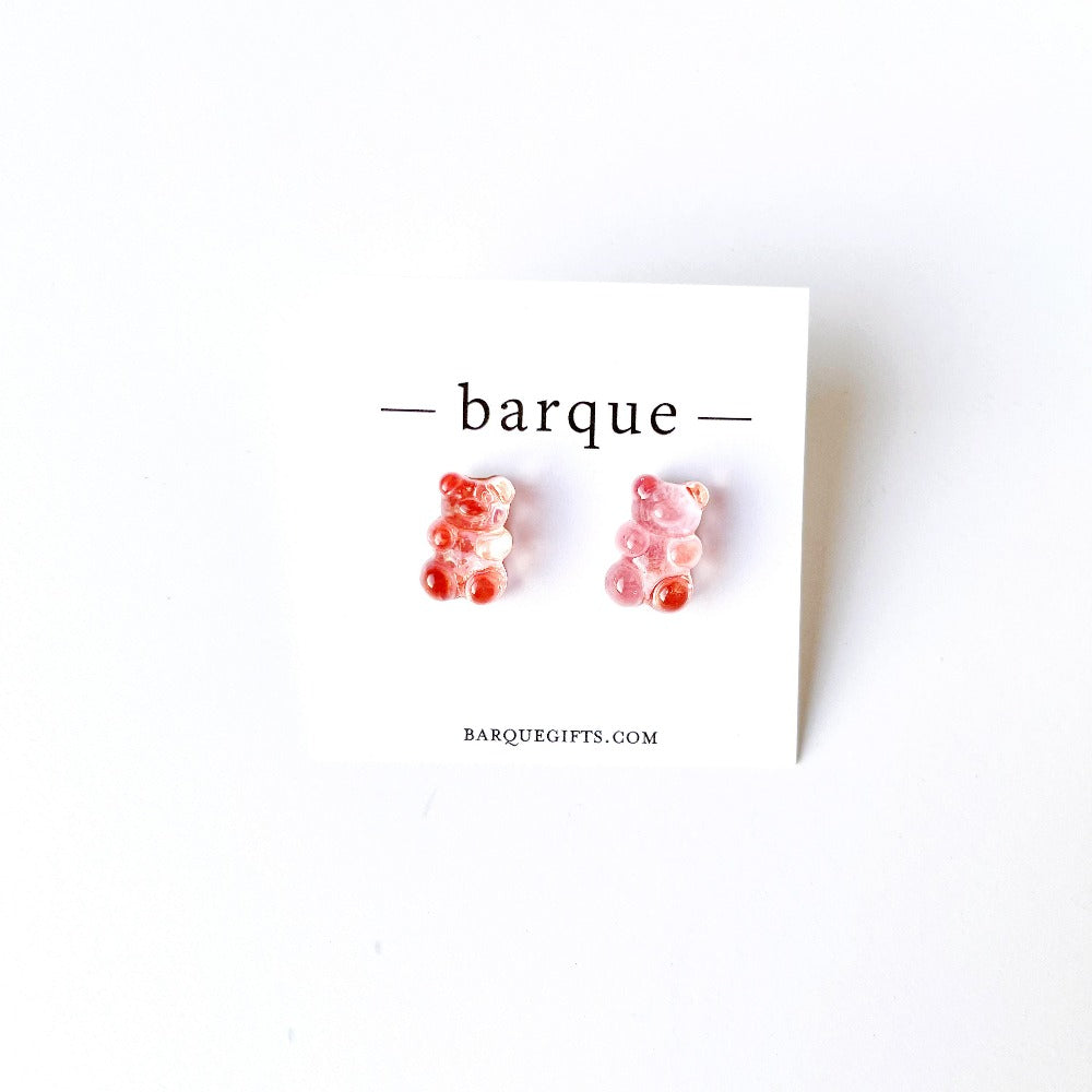 gummy bear stud earrings on barquegifts.com