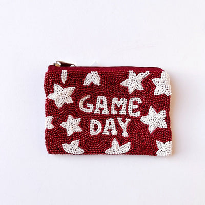 game day stars beaded coin bag on barquegifts.com