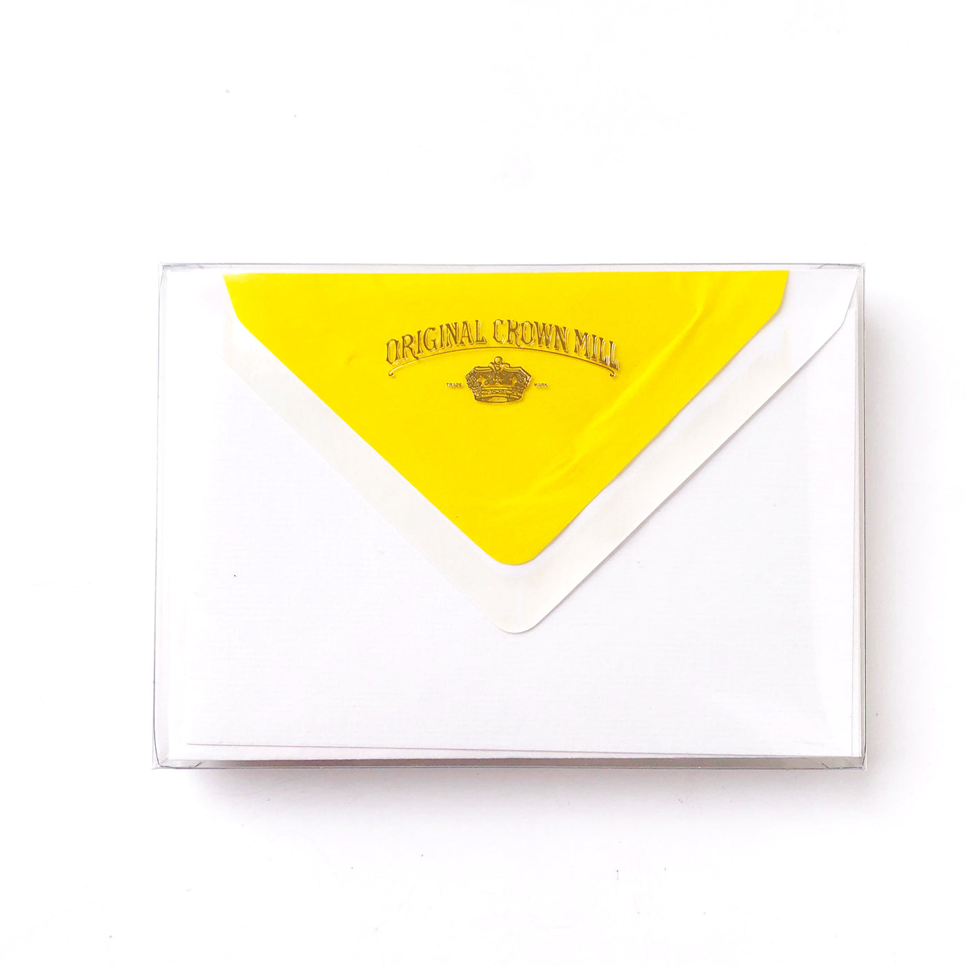 Flat Note Card w/Tissue Lined Envelope (box of 10) - Barque Gifts