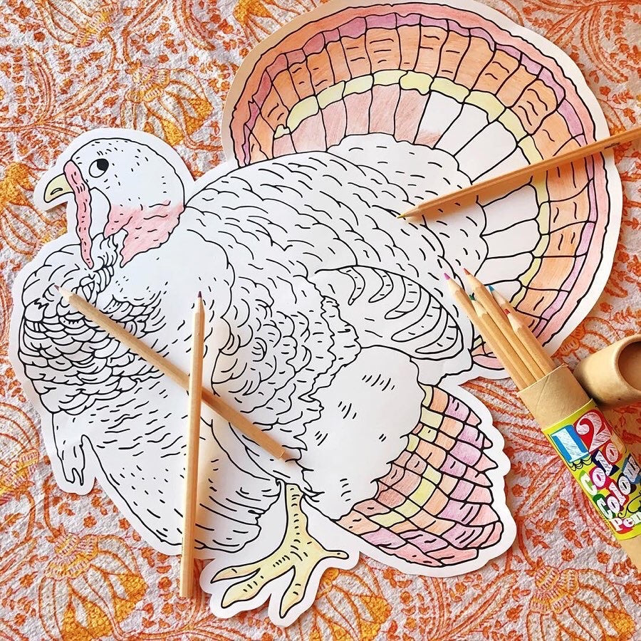 Fall Paper Decorations - Turkey - Barque Gifts