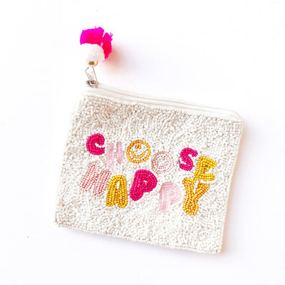 choose happy beaded coin bag on barquegifts.com