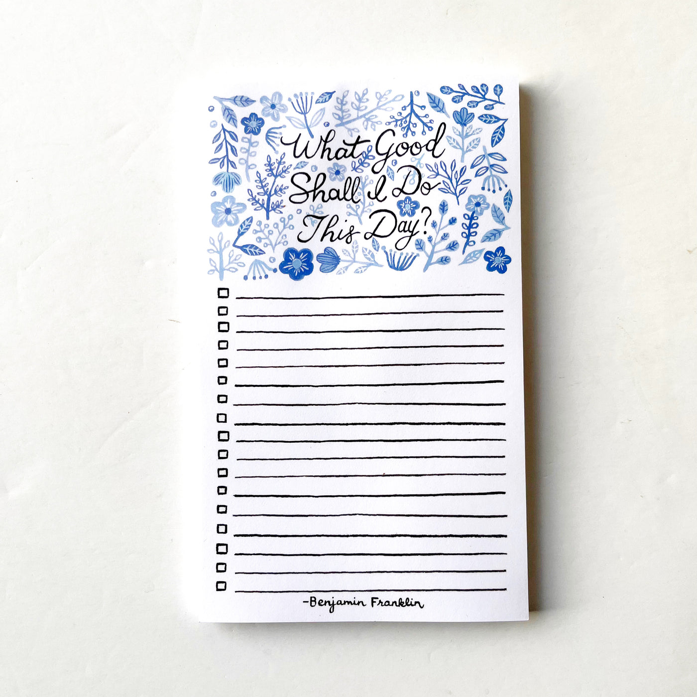 What Good Shall I Do? Notepad