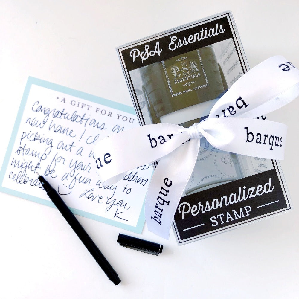 psa essentials grab and go personalized address stamp