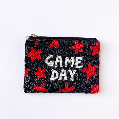 game day stars beaded coin bag on barquegifts.com