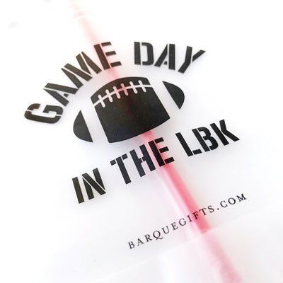 game day in the lbk drink pouch on barquegifts.com
