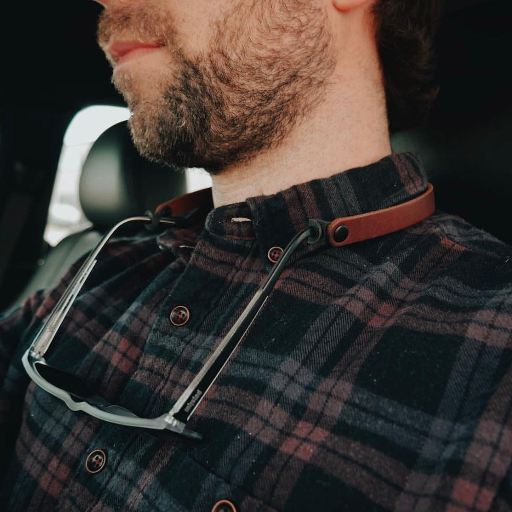 Personalized Leather Sunglasses Strap