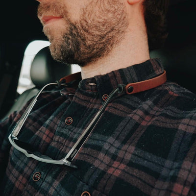 Personalized Leather Sunglasses Strap