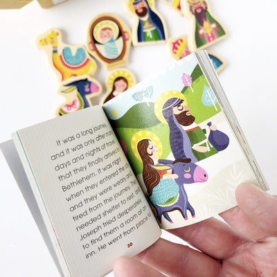 teeny tiny nativity on barquegifts.com