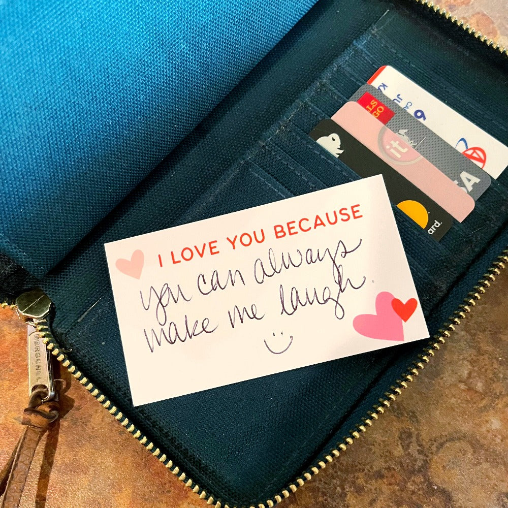 i love you because cards on barquegifts.com