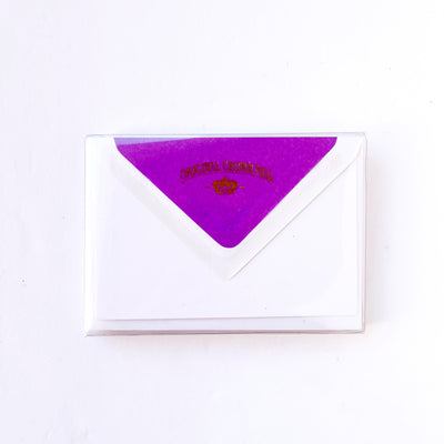 Flat Note Card w/Tissue Lined Envelope (box of 10)