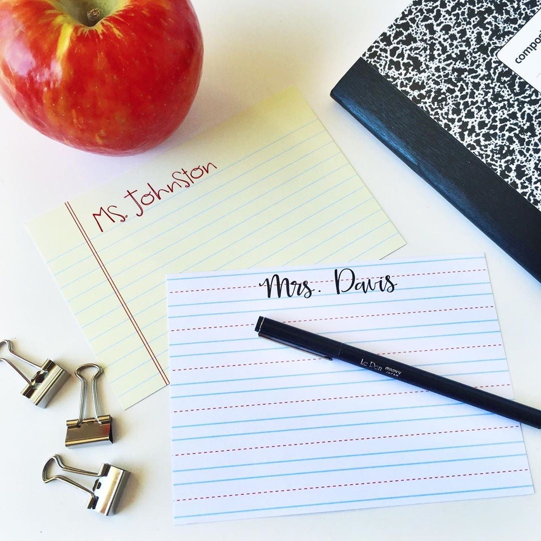 School Stationery Flat Card Set - Barque Gifts