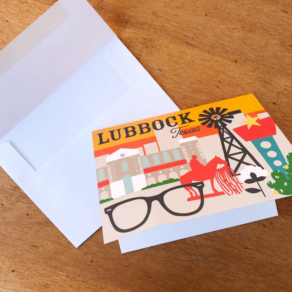 lubbock texas folded notes on barquegifts.com
