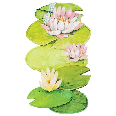 swan and water lily paper table decorations on barquegifts.com