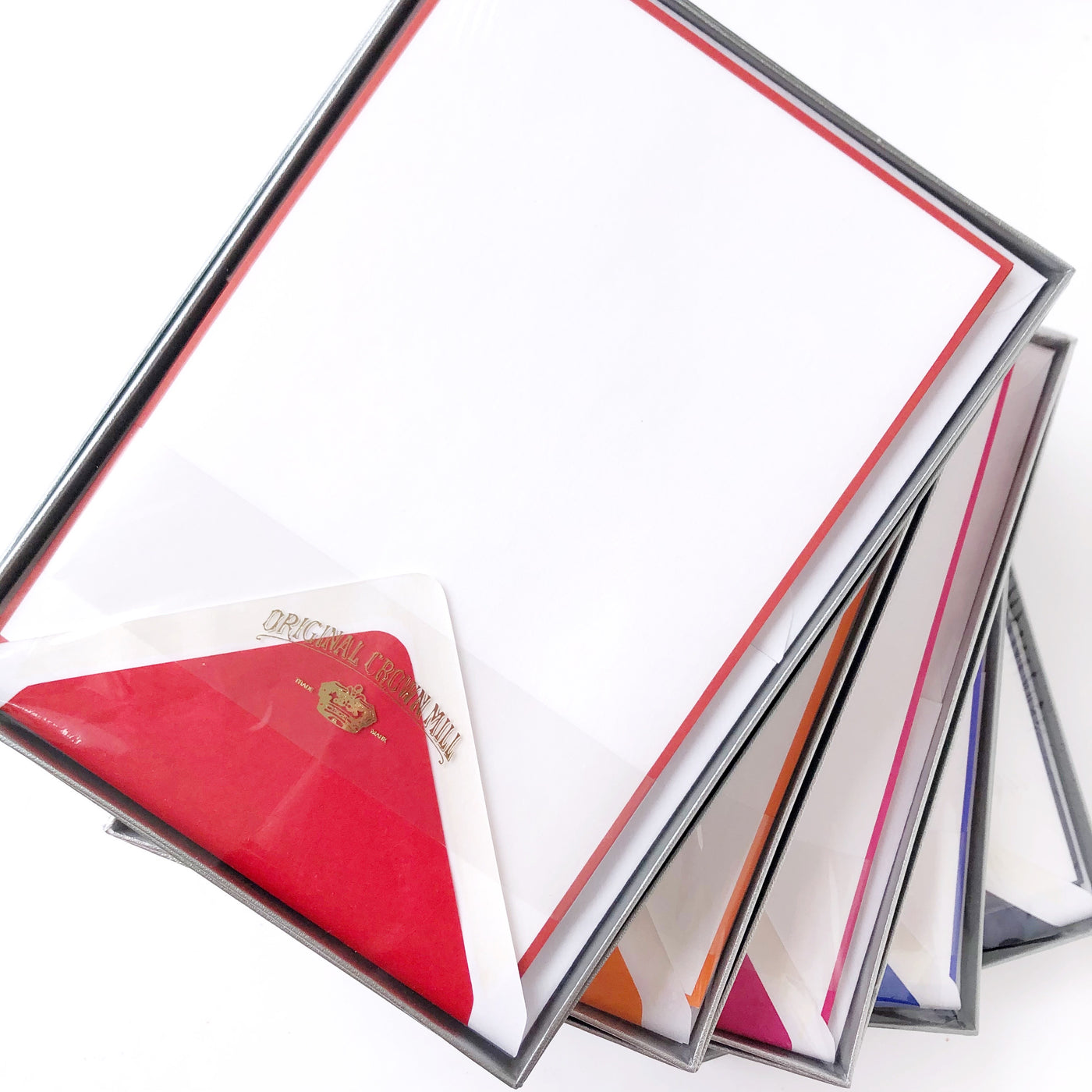 Bordered Stationery Sheets w/Tissue Lined Envelope - Barque Gifts