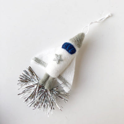 felt rocket ornaments on barquegifts.com