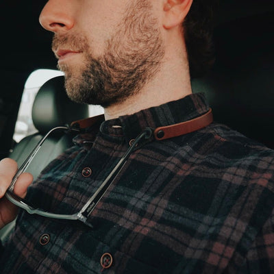 Personalized Leather Sunglasses Strap