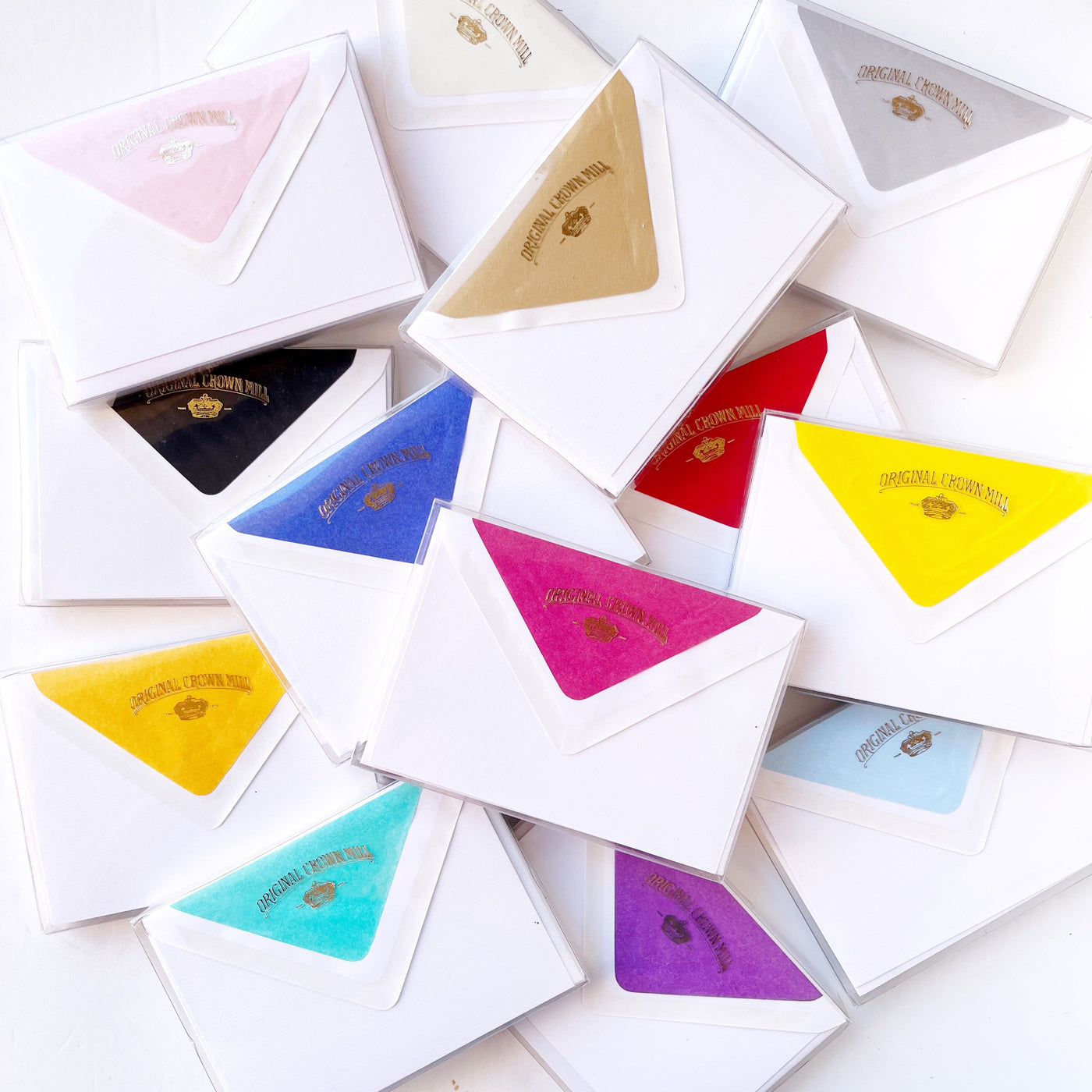 Flat Note Card w/Tissue Lined Envelope (box of 10)