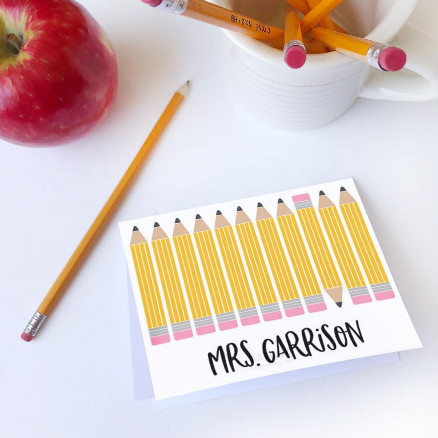 Pencil Folded Note
