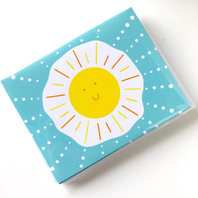 Sunny Side Up Folded Notes - Barque Gifts