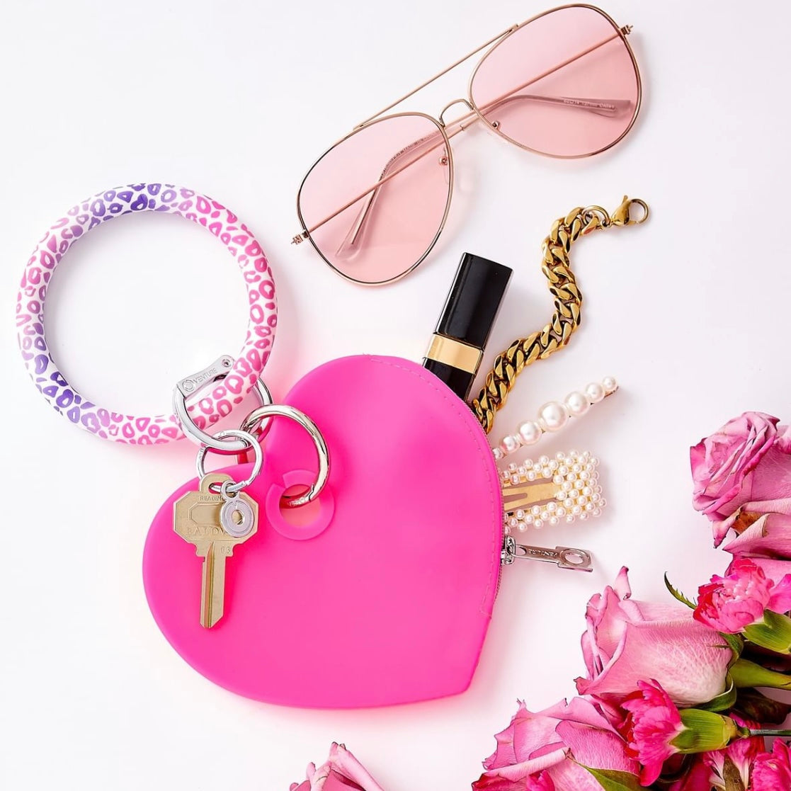 Heart Silicone Pouch