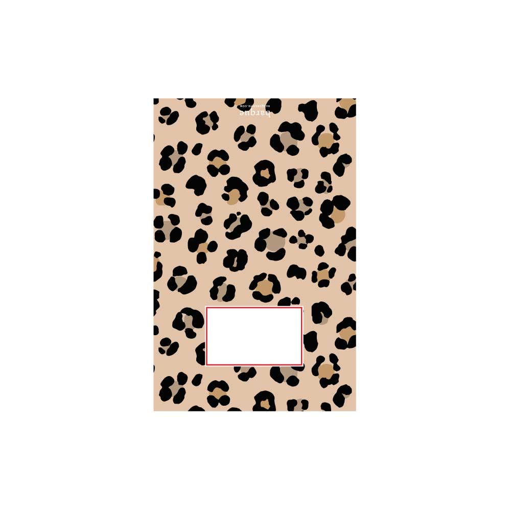 Leopard Folded Note - Barque Gifts