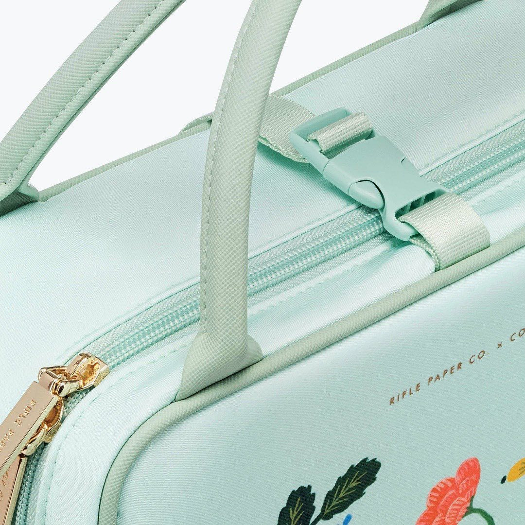 rifle paper co lively floral corkcicle lunchbox on barquegifts.com